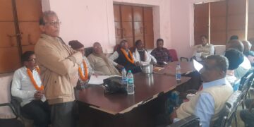 किसान संघ की बैठक में एकता पर दिया जोर विभिन्न मुद्दों पर हुई चर्चा