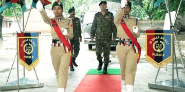 एन०सी०सी० के कबाईंड एनुअल ट्रेनिंग कैंप 8वीं का हुआ आरंभ