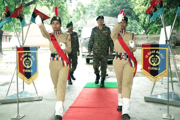 एन०सी०सी० के कबाईंड एनुअल ट्रेनिंग कैंप 8वीं का हुआ आरंभ